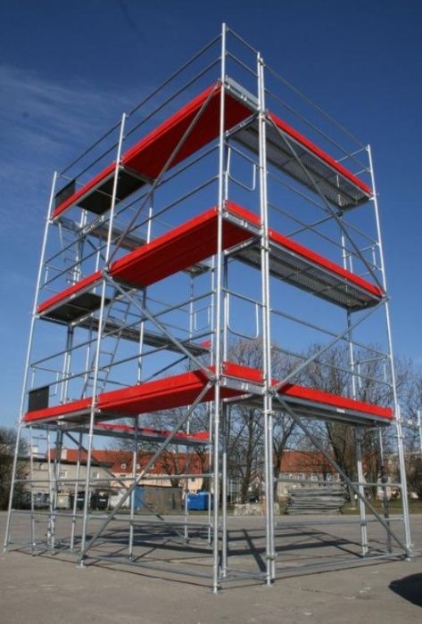 Rusztowanie fasadowe elewacyjne typ PLETTAC 120m2 ZESTAW Raty Leasing