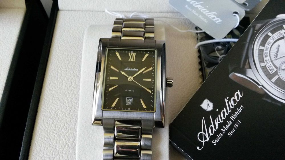 Zegarek męski zegarki Adritica szwajcarski swiss made NOWY