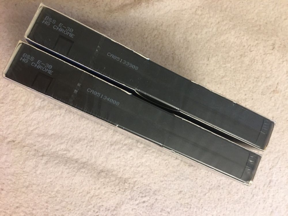 Kasety VHS E-30 dwie sztuki