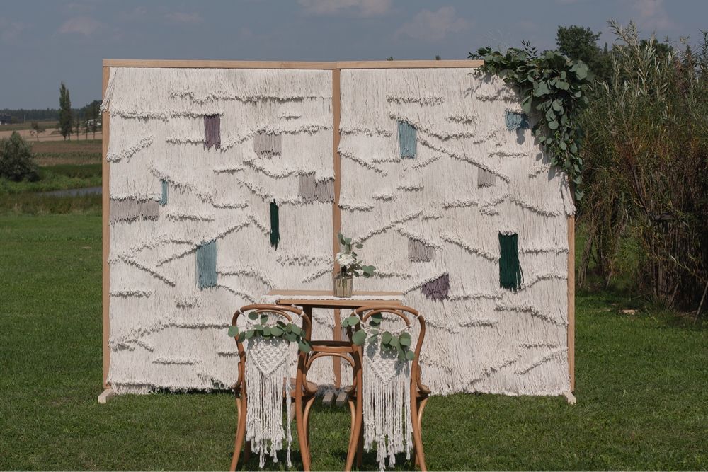 Ścianka ślubna Boho na sprzedaż lub wynajem