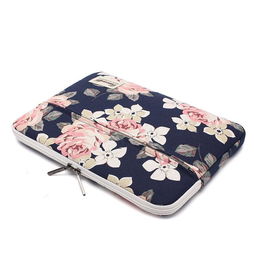 Etui Pokrowiec Do Laptopa 15-16" Canvaslife Sleeve Navy Rose