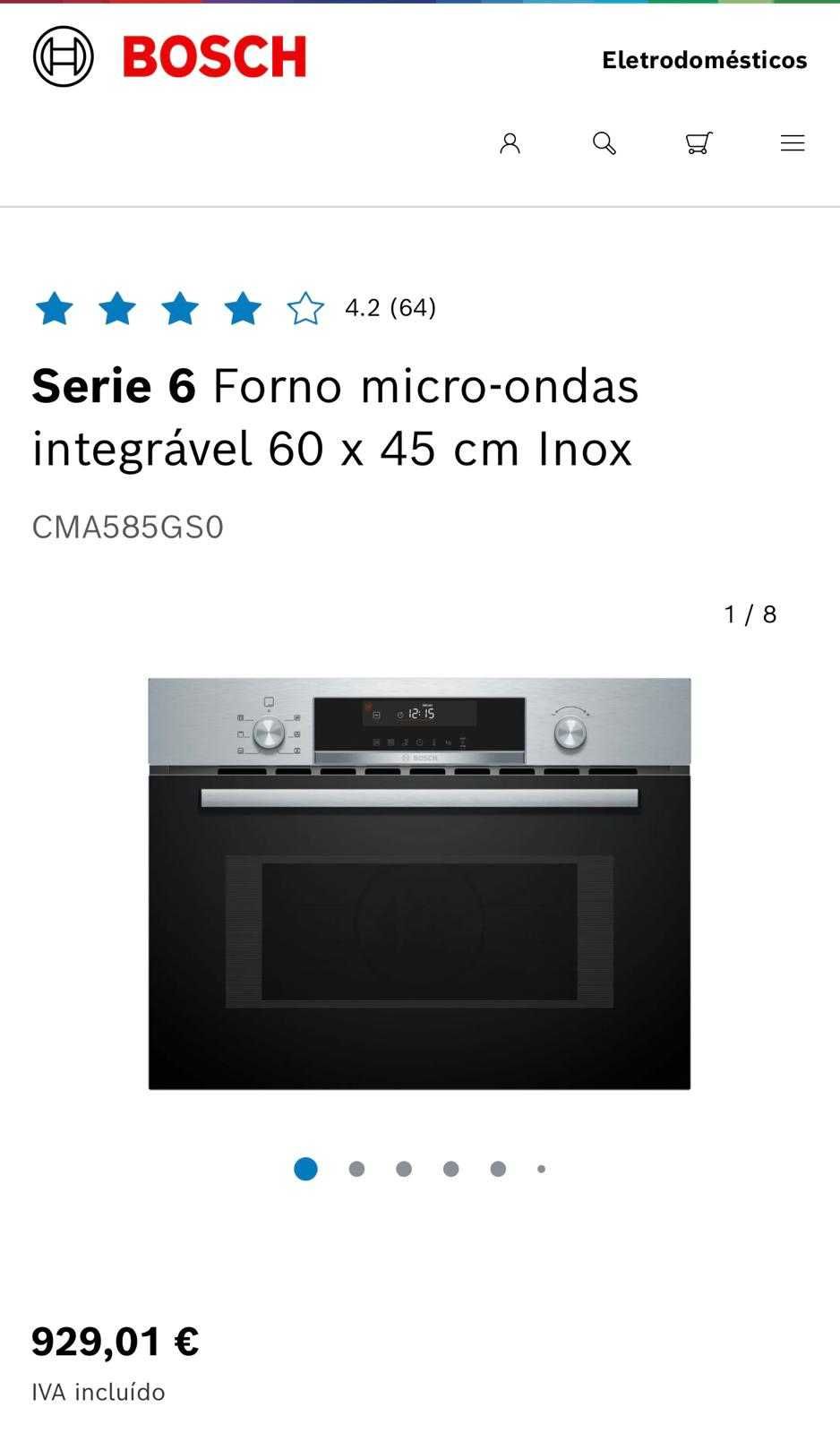 Forno micro-ondas Bosch