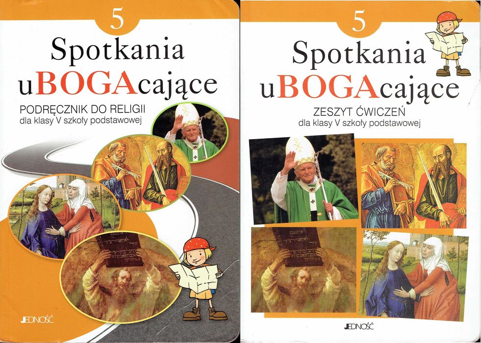 Religia Spotkania ubogacające 5 zeszyt ćwiczeń + podręcznik Jedność