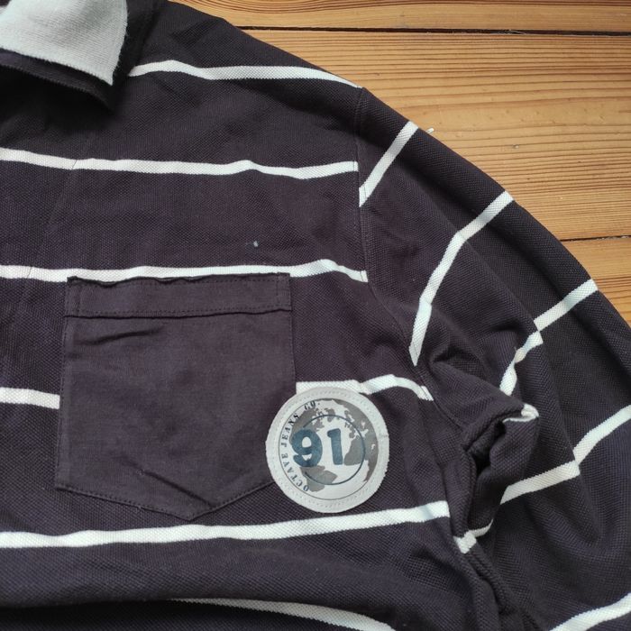 koszulka z długim rękawem brązowa męska y2k opium