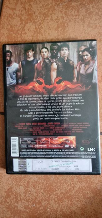 DVD Os Filhos do Vento - YAMAKASI
