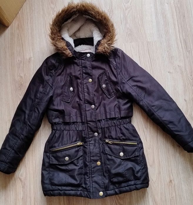 Kurtka zimowa 134/140 dziewczęca