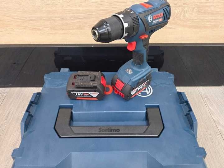 Wkrętarka udarowa BOSCH GSB 18V-28 2x4.0Ah L-BOXX. STAN FABRYCZNY