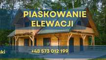Sodowanie elewacji Piaskowanie domów drewno cegła beton