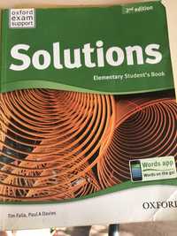 Оригинал Solutions Elementary Student's book OXFORD 2nd edition