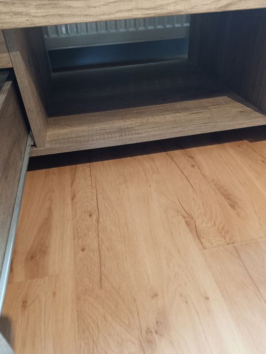 Szafka RTV dąb sonoma dwie szuflady