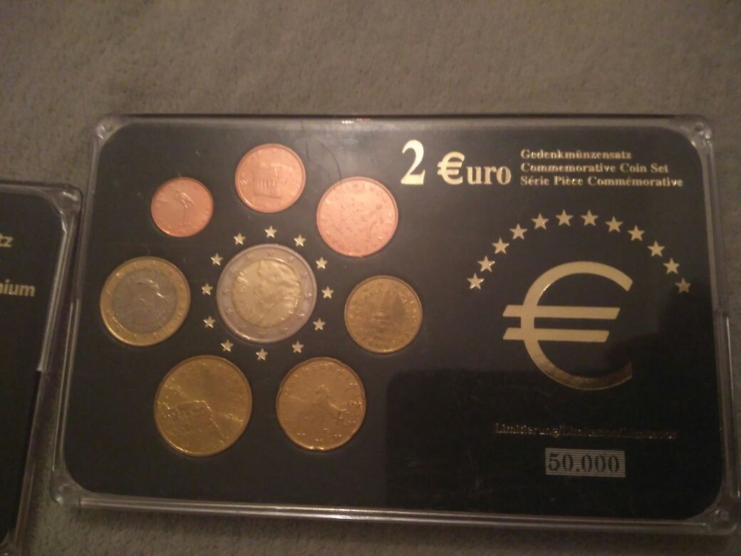 Moedas colecao euros