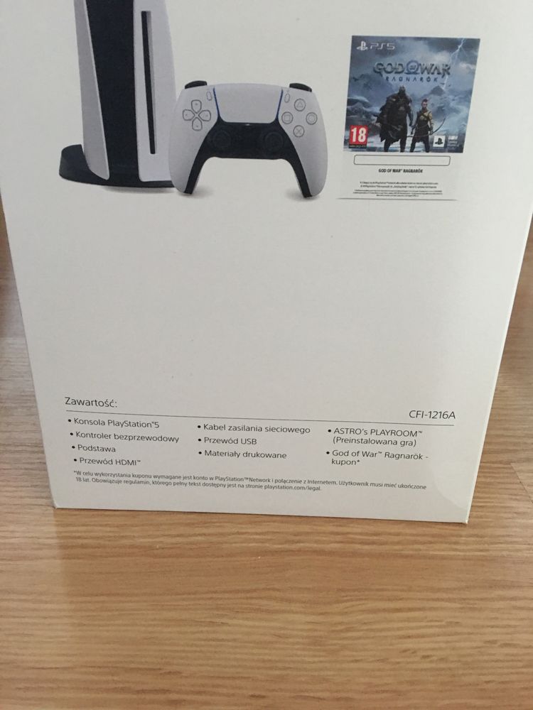 SONY PlayStation 5 C Chassis Blu-Ray (CFI-1216A) + Zestaw gier