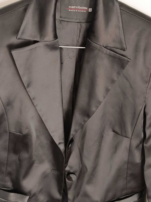 Casaco preto de Mulher da Celmoda::N.38