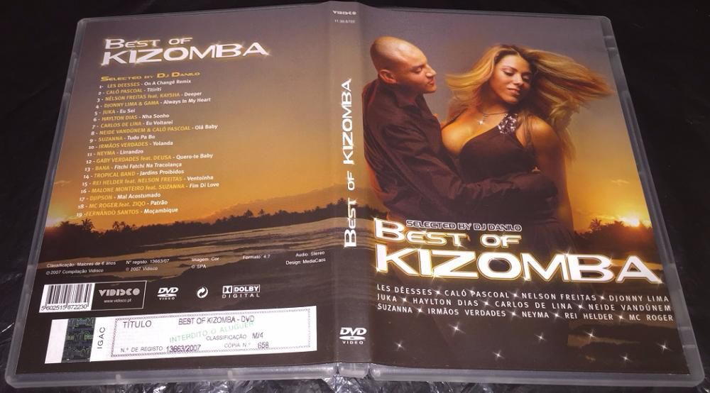 DVD Musica Kizomba Best Of kizomba original