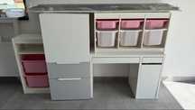 Ikea szafki Besta Trofast biurko Micke