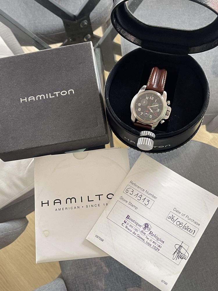 Relógio Hamilton Khaki. Como novo.