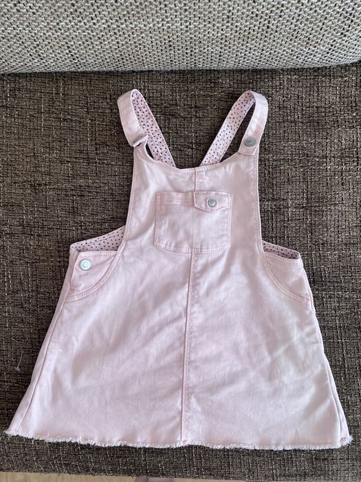 Платье рубашка джинсовый сарафан Zara