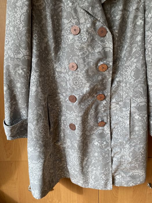 Elegancki płaszczyk we wzory – Per Una – rozmiar 18 (44–46)
