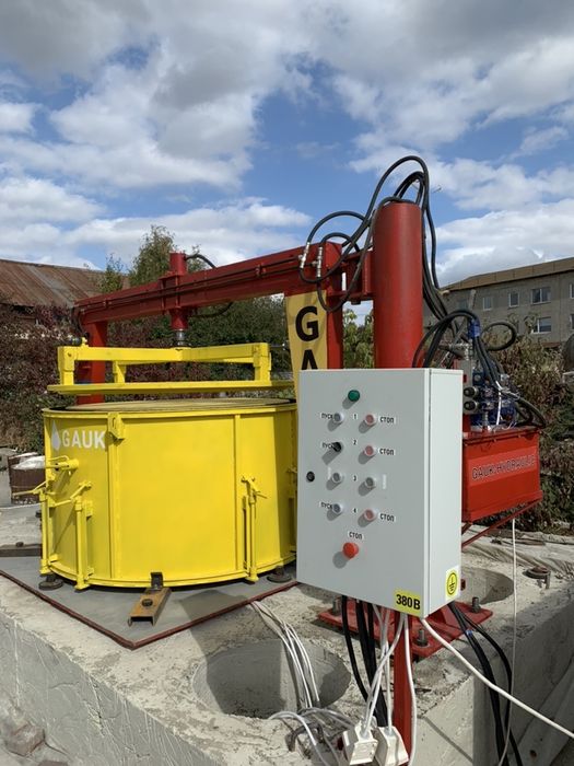 Вибропресс для производства колец ,Прес для бетонних кілець,Вибропресс