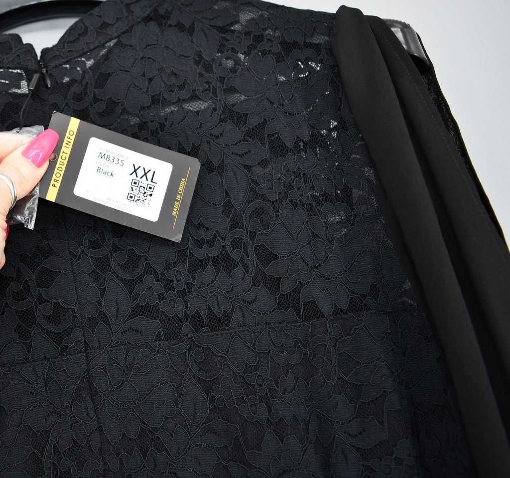 Długa sukienka wizytowa Miusol XXL maxi plus size