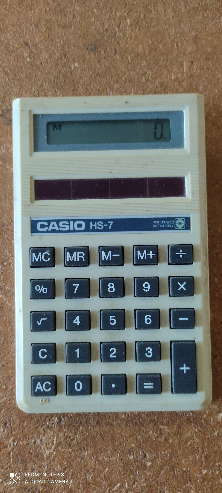 Calculadora CASIO vintage
