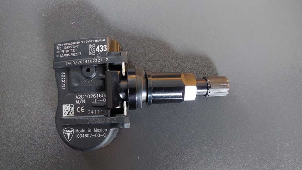 Датчик тиску в шинах TPMS 433 MHz Tesla Model S, 3, X 1034602-00-C