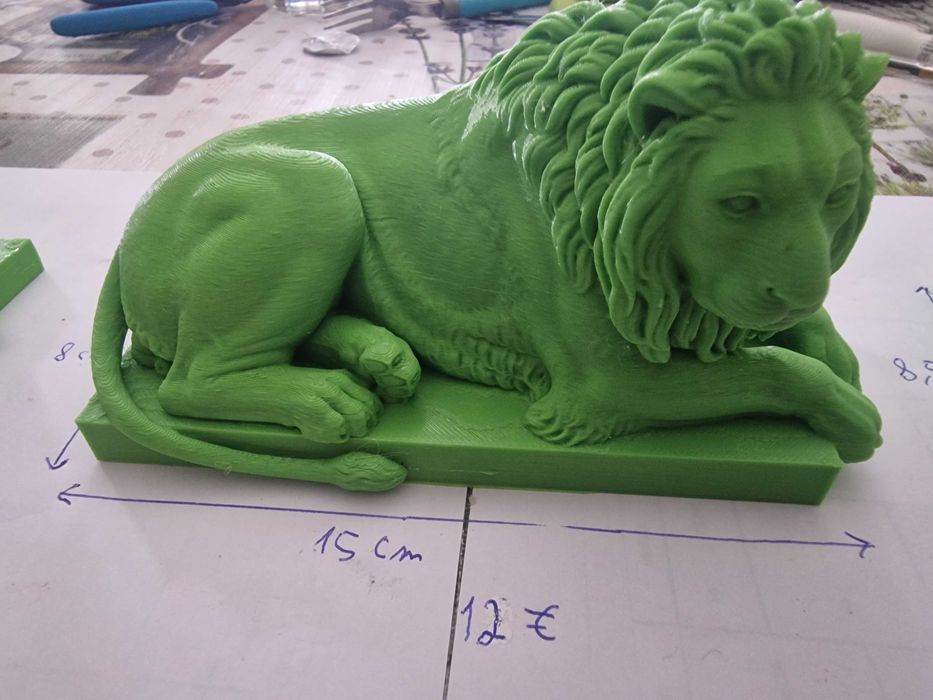 LEÃO  em 3D - SPORTING-feito em PLA