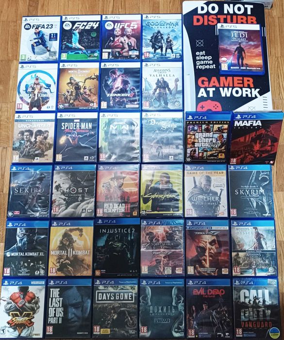 Игр.Комплект-PS5+Tv(ОбменИгр/VR-Cyberpunk/RDR2/GTA5/MK/UFC/Fifa)+5игр!