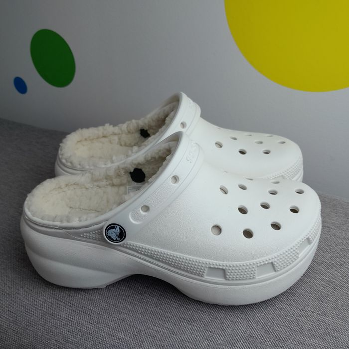 Новинка ! Жіночі утеплені крокси Crocs Classic Platform Lined Clog роз