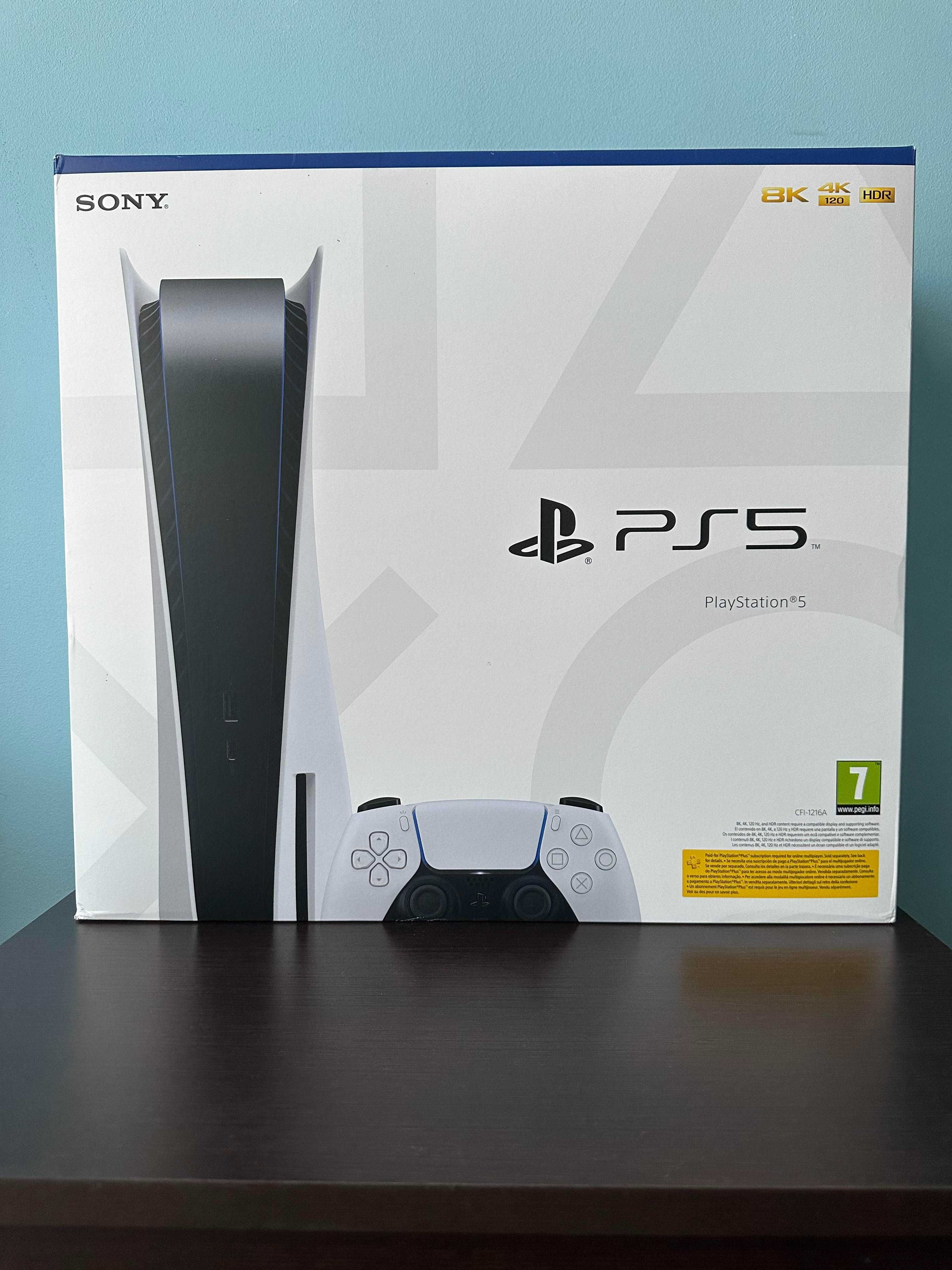 PS5 825Gb, c/comando, c/Spider-Man 2, c/caixa