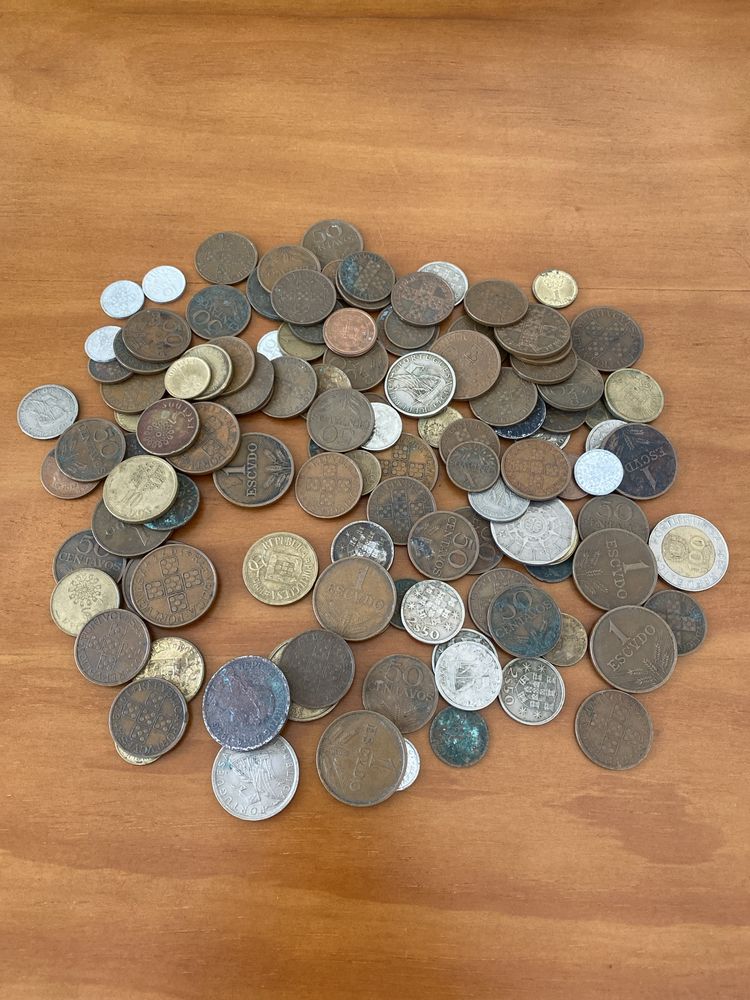 Vendo moedas centimos e escudos