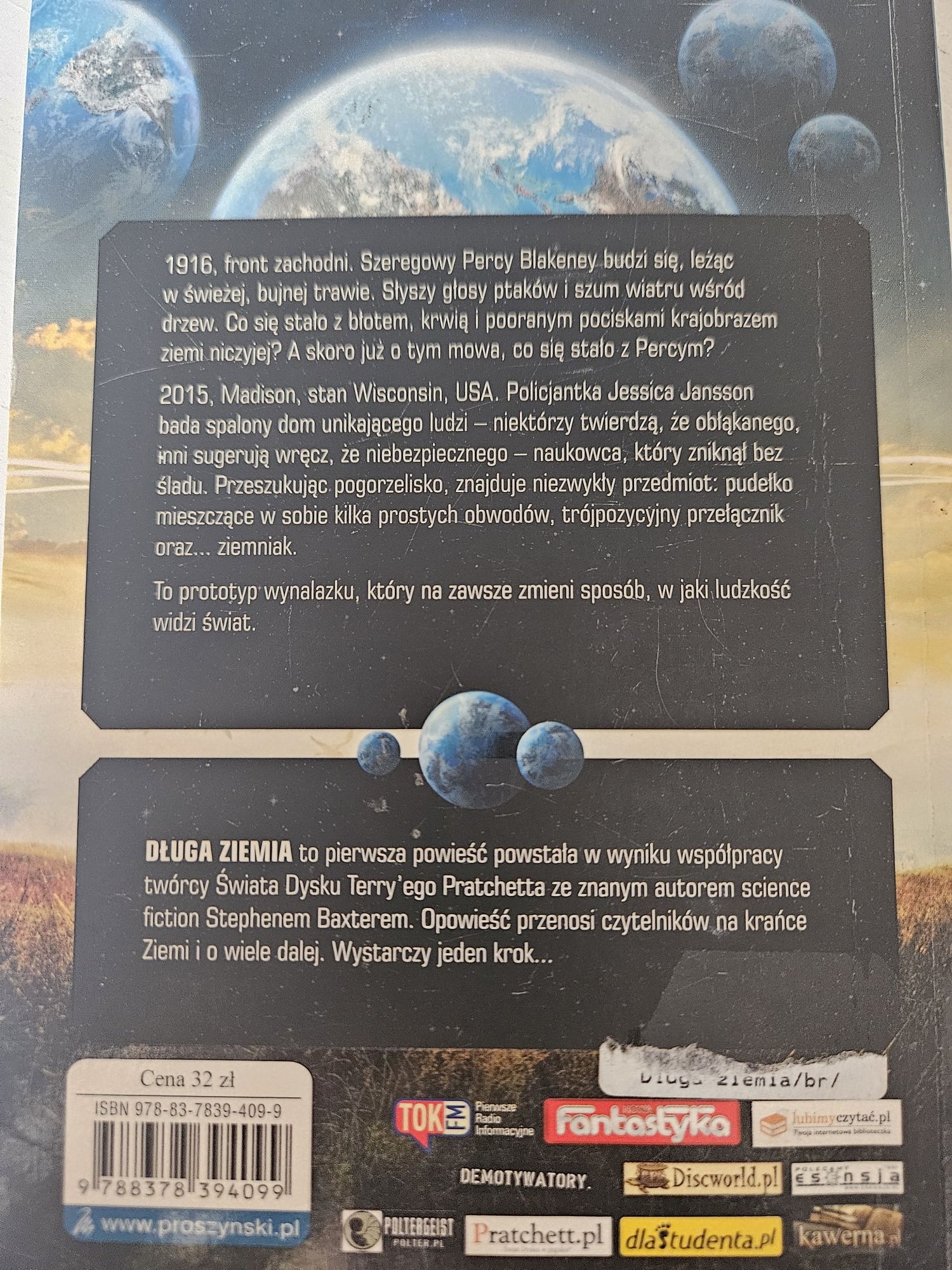 Długa ziemia Terry Pratchet Stephen Baxter