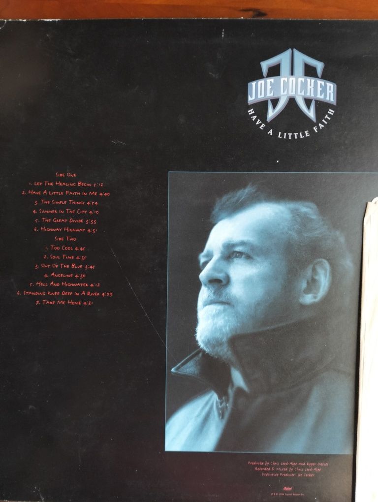 Disco de vinil LP Joe Cocker - Haver a Little Faith'