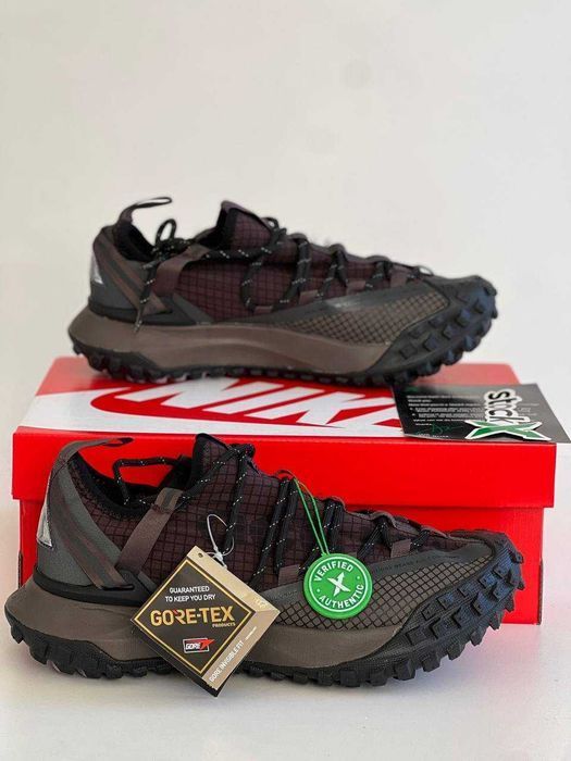 Мужские кроссовки Nike ACG Mountain Fly Low Black&Purple. 40-45