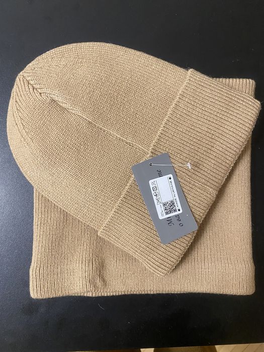 Шапка баф снуд комплект віскоза на флісі