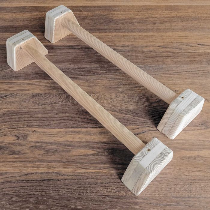 Paraletki, mini poręcze- zestaw DIY- kalistenika, pompki