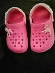 Crocs rosa 24 e pins