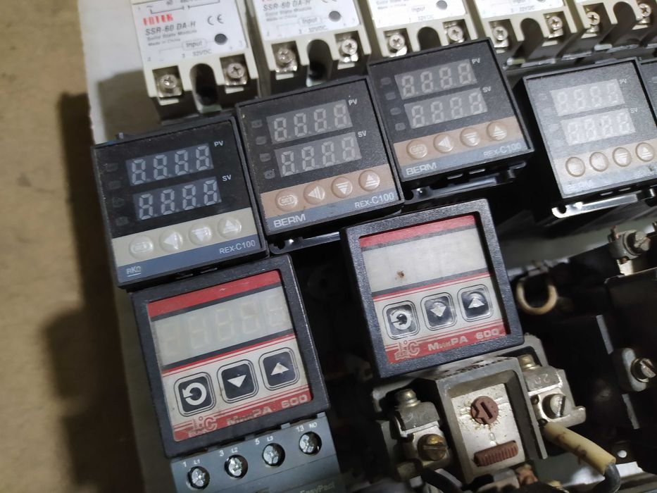 Терморегулятор BERM REX-C100.  /  SSR-60 DA (60A) Твердотельное реле