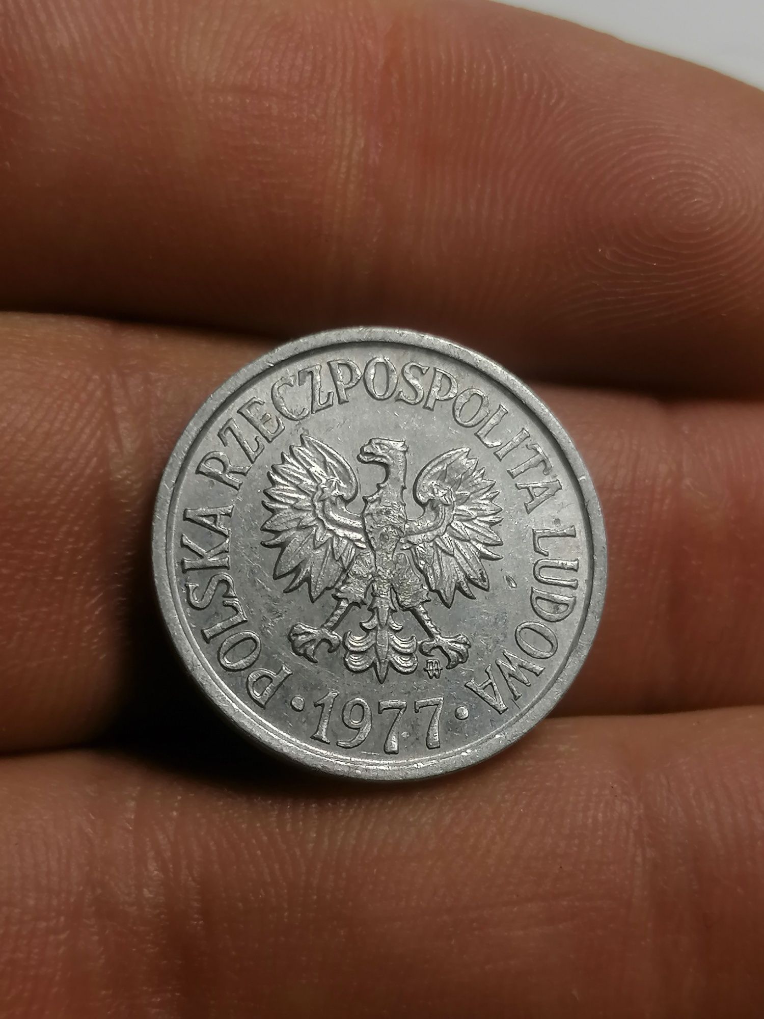 20 gr groszy 1977 PRL stara moneta alumiowa