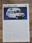 Prospekt VW T4 California Club