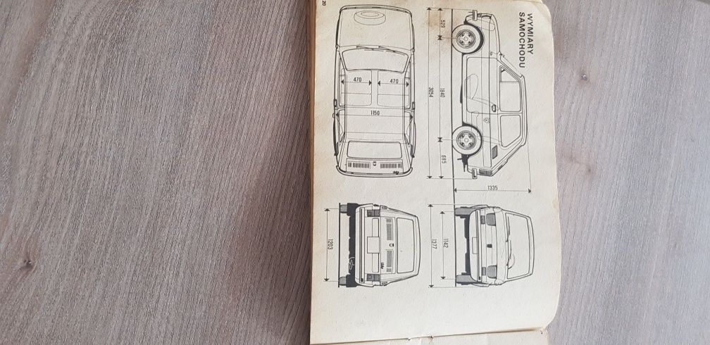 Instrukcja obsługi Fiat 126p +Książka napraw