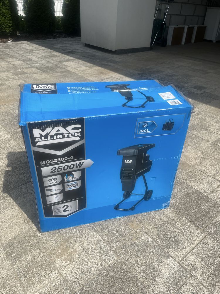 Rozdrabniacz do gałęzi MacAllister 2500W czarny
