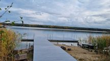 Promenada Taras drewniany Pomost Pływający Pomosty Pływające Działka