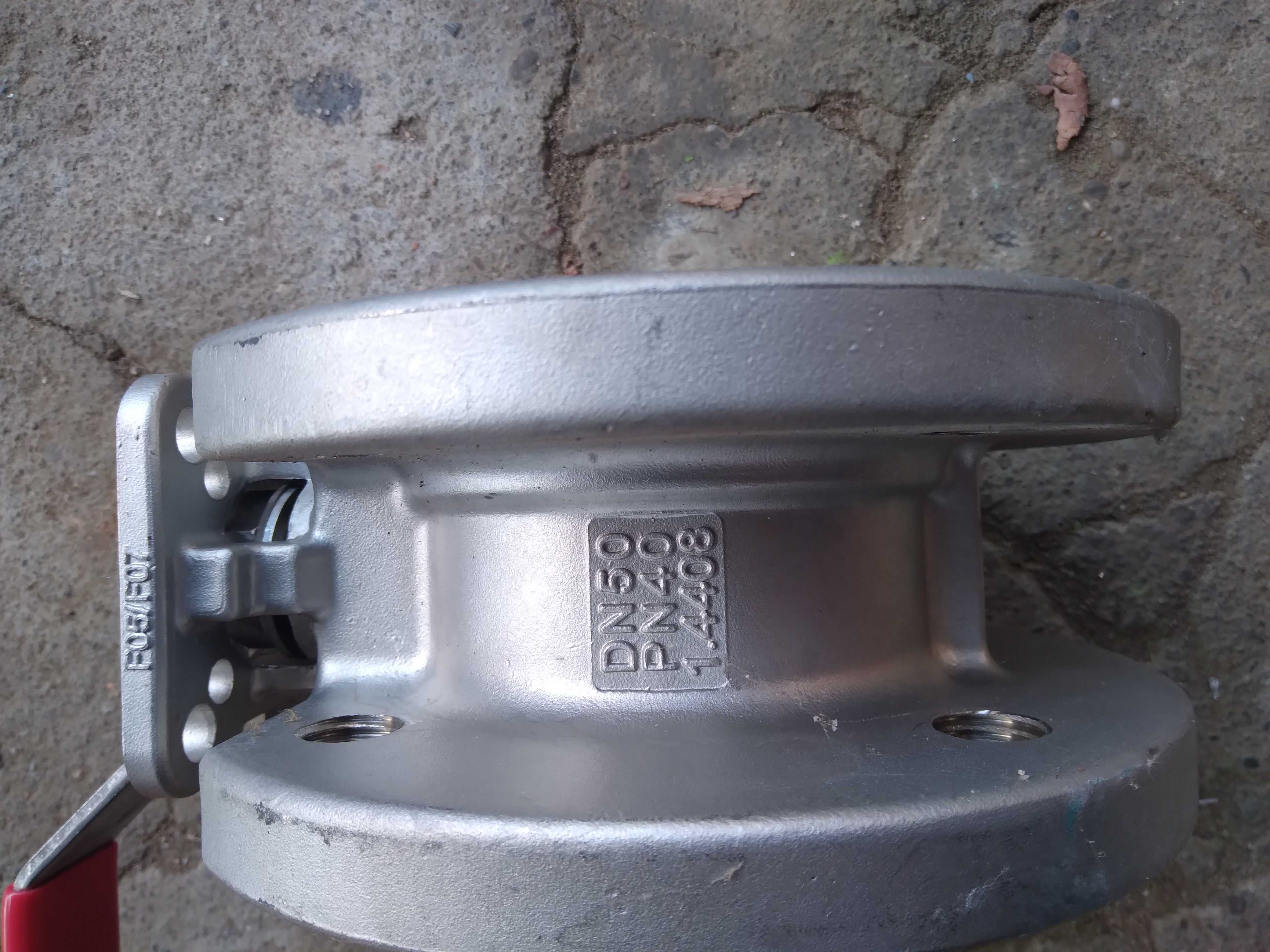 zawór kulowy kołnierzowy DN 50 stan nierdzewna inox nowy