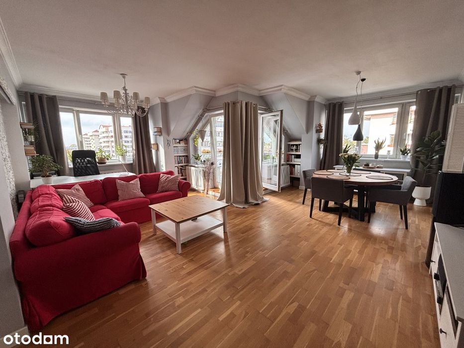 Przestronne, dwupoziomowe mieszkanie 4-pokoje–133,5m² z  dużym tarasem