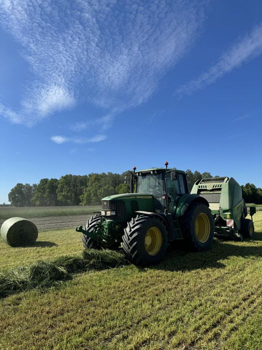 usługi rolnicze zbiór trawy sieczkarnią i przyczepą agrokomplex