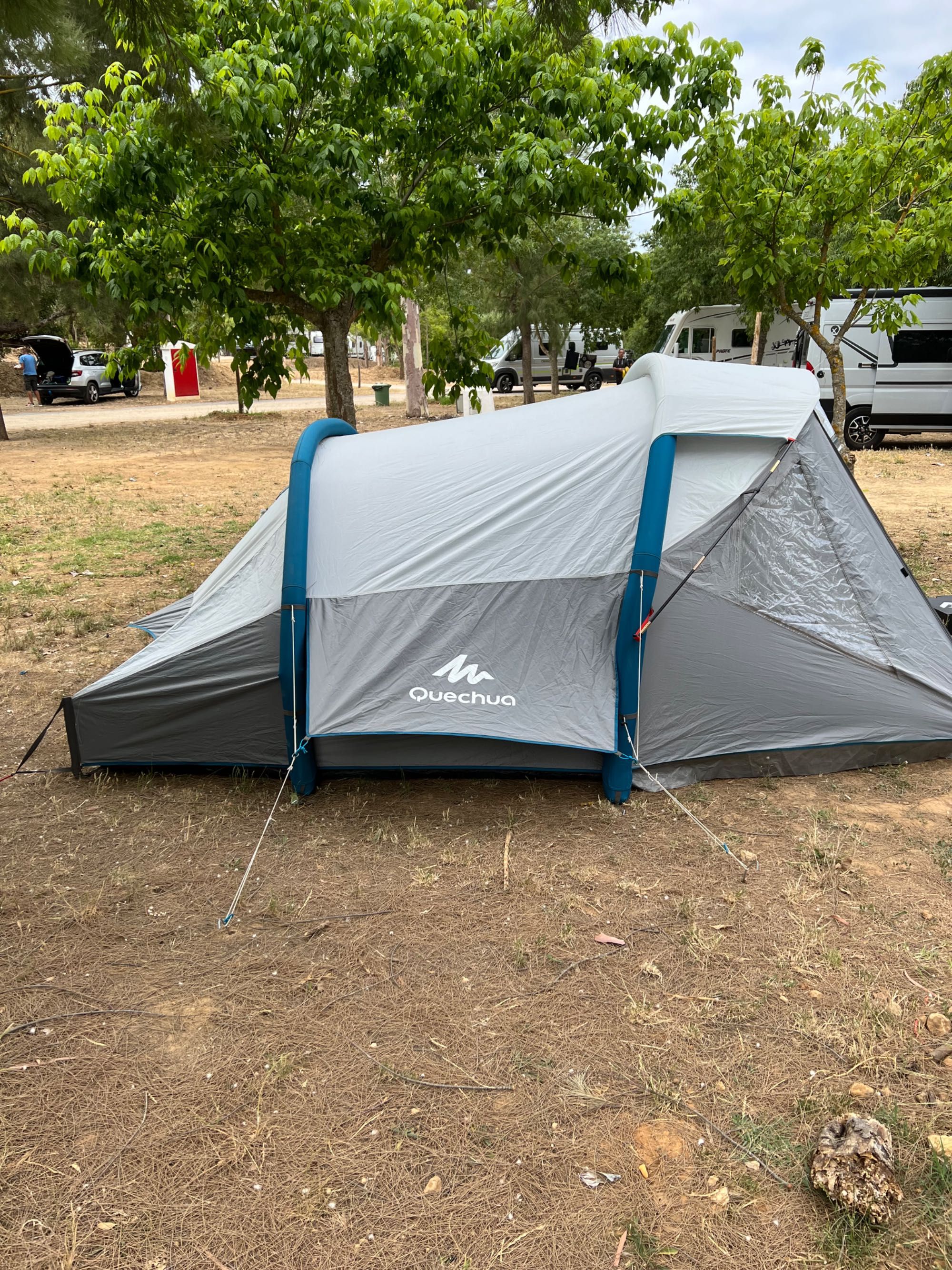 Tenda para 4 fresh black air seconds quechua