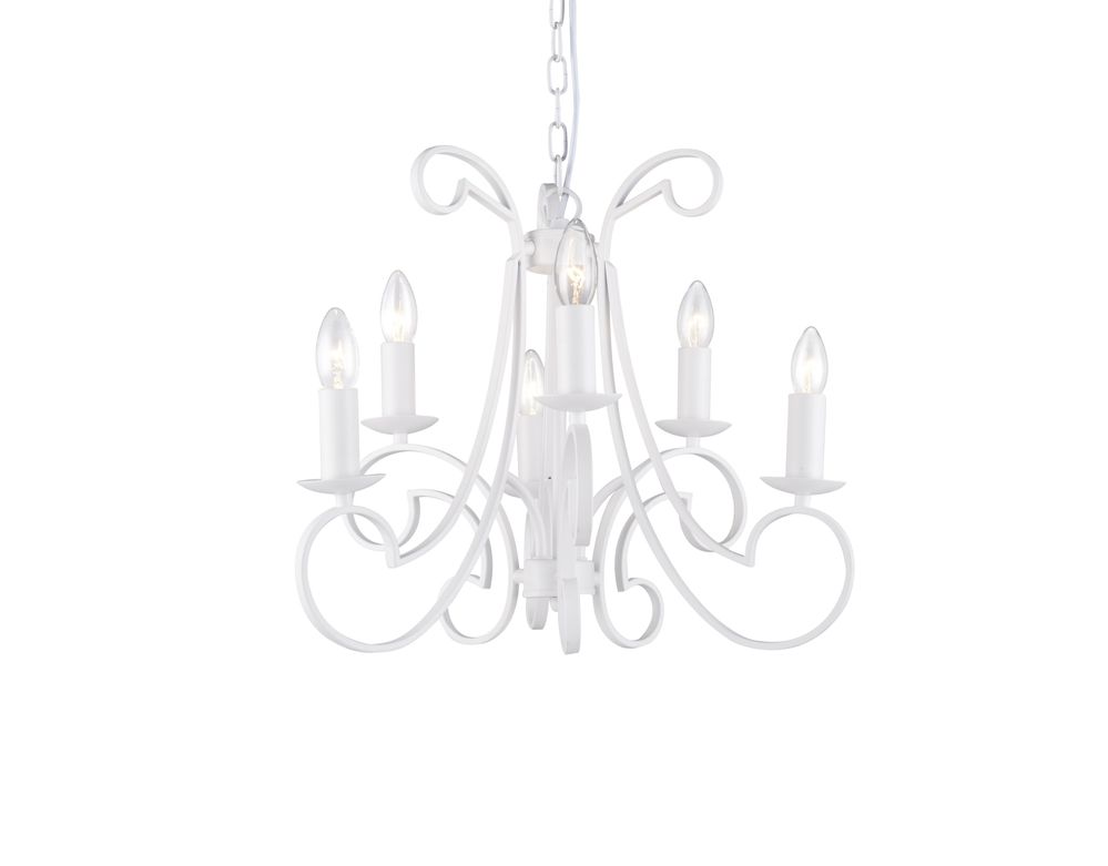 Lampa wisząca żyrandol Zuma Line Candle RLD94757-6