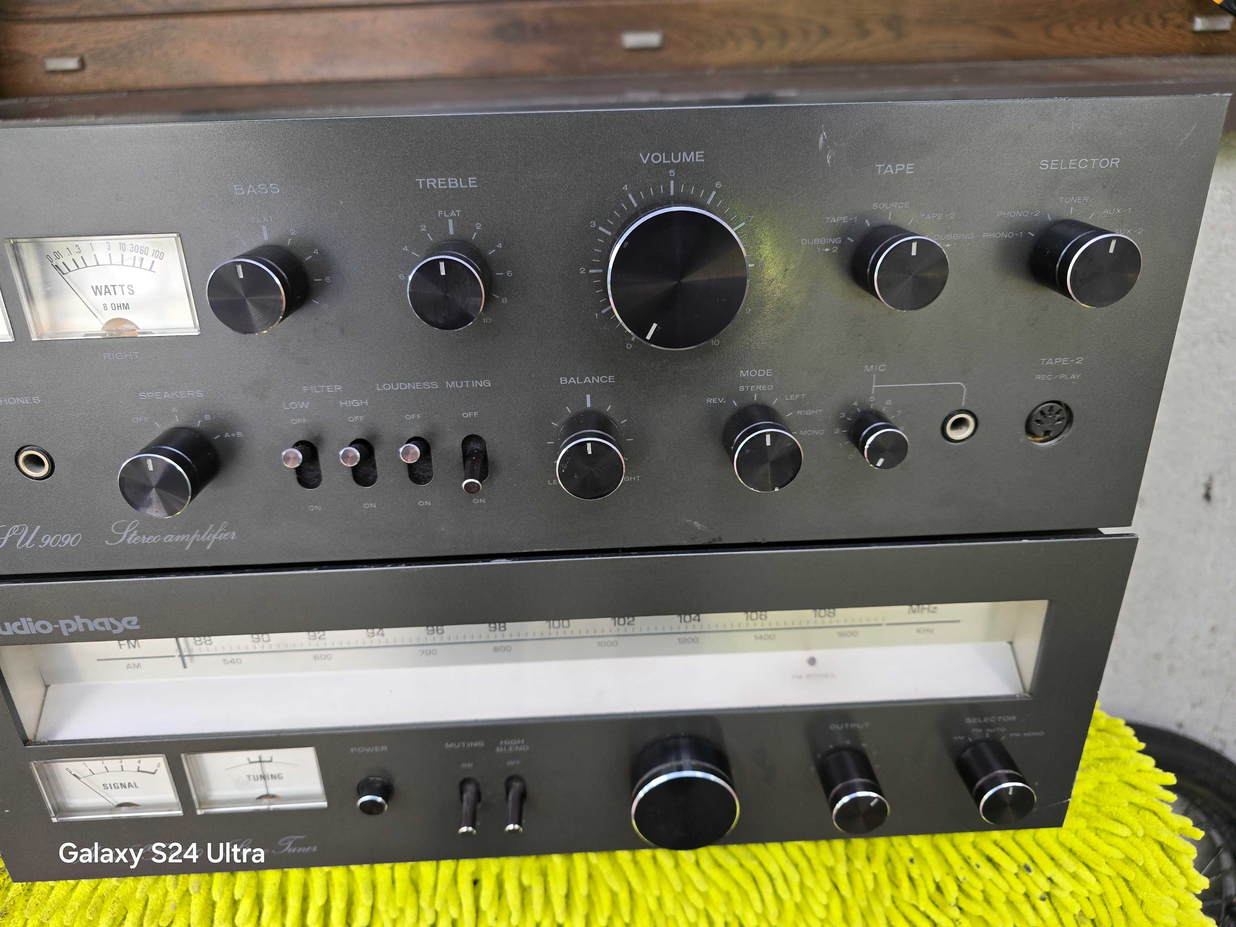 wzmacniacz+tuner Audio Phase vintage