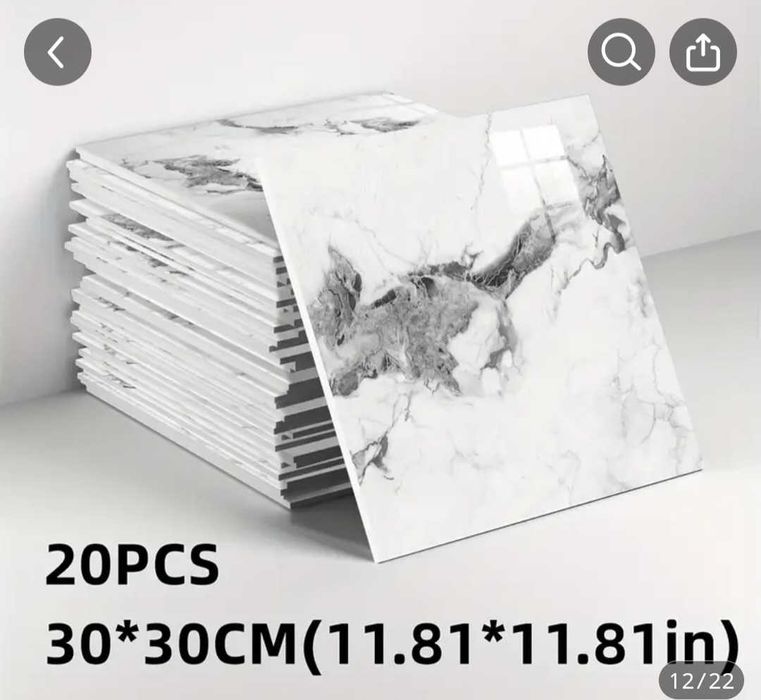 Мраморні настінні панелі на клей